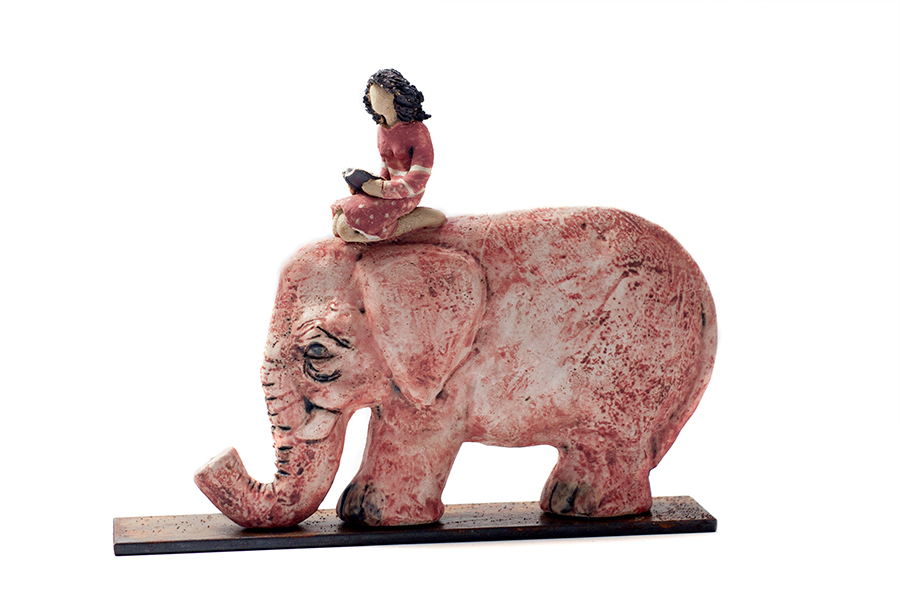 Elefante rosa